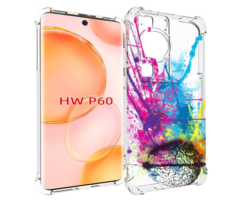 

Чехол MyPads яркий красочный мозг для Huawei P60, Tocco