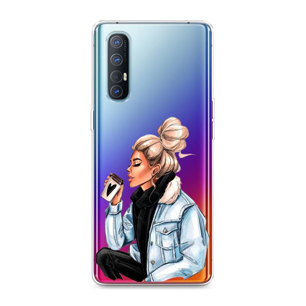 

Чехол Awog на Oppo Reno 3 Pro "Cute girl", Разноцветный, 252550-7