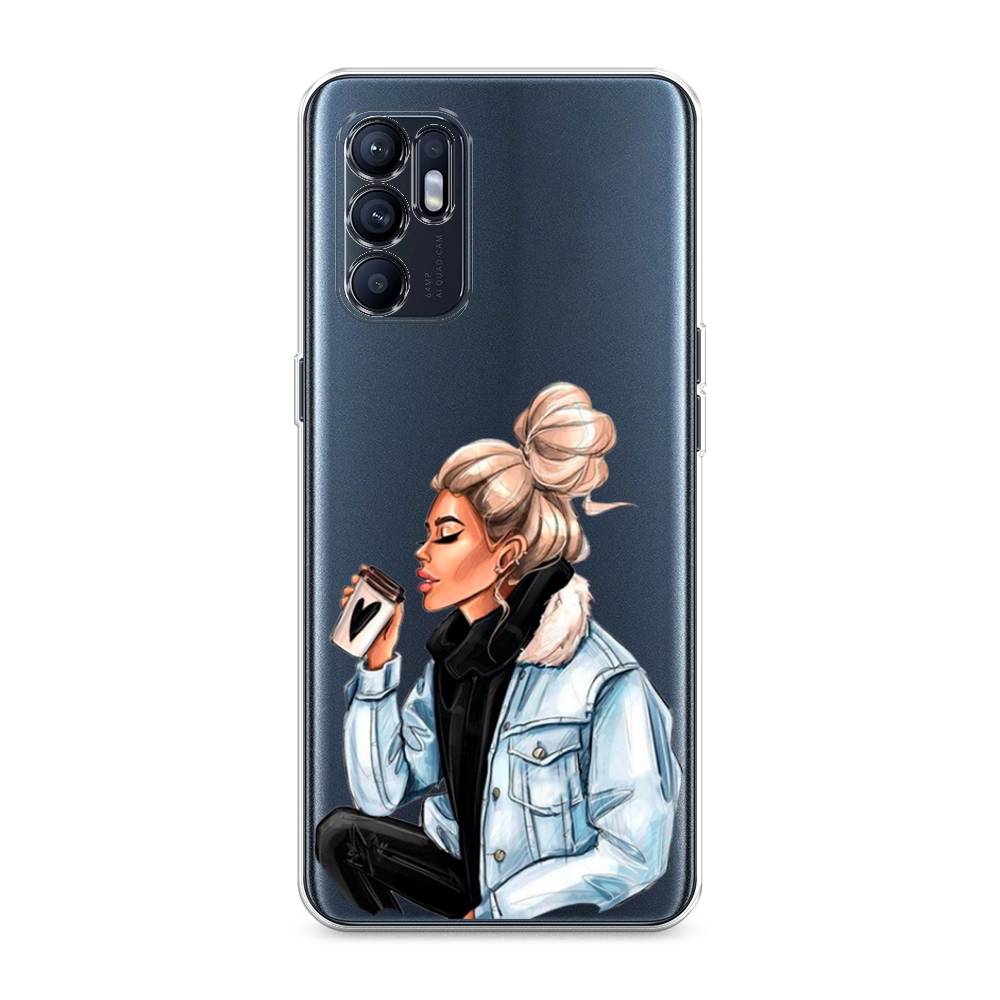 

Чехол Awog на Oppo Reno 6 "Cute girl", Разноцветный, 257850-7