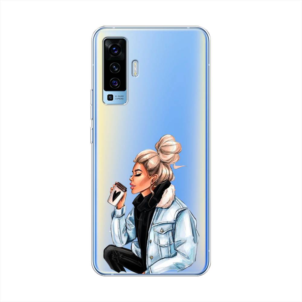

Чехол Awog на Vivo X50 "Cute girl", Разноцветный, 262250-7
