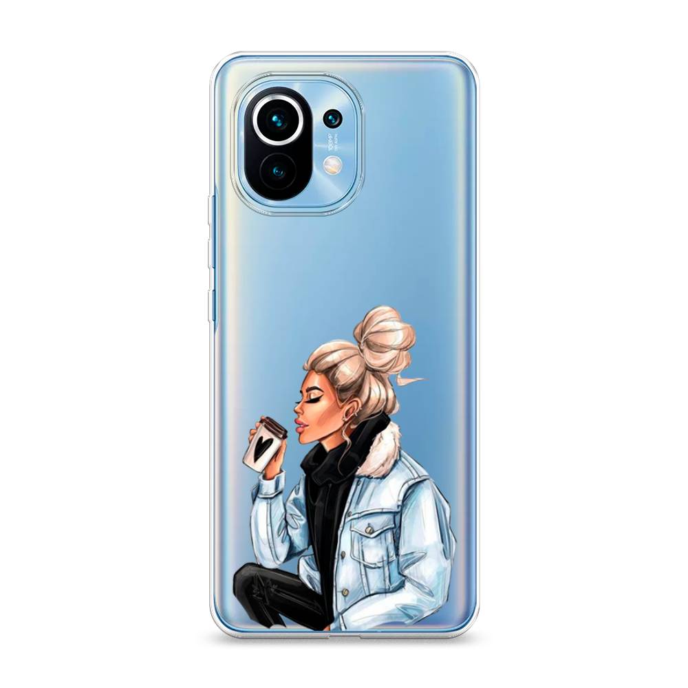 

Чехол Awog на Xiaomi Mi 11 "Cute girl", Разноцветный, 39450-7