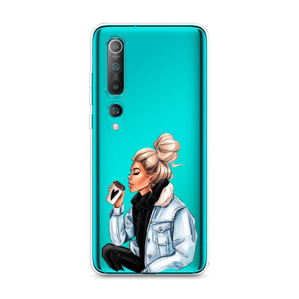 

Чехол Awog на Xiaomi Mi 10 "Cute girl", Разноцветный, 37550-7