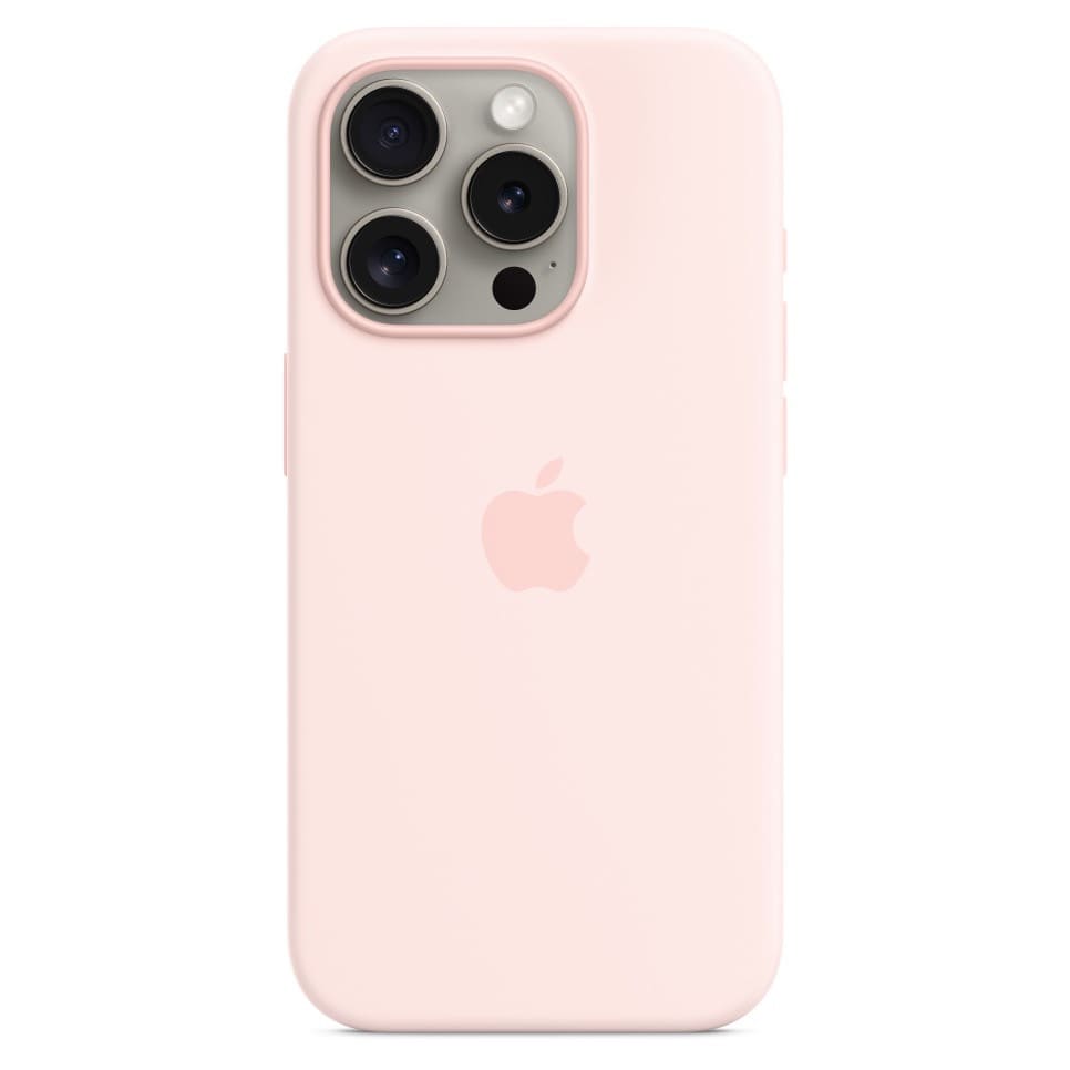

Чехол Silicone Case MagSafe Iphone 15 Pro Розовый