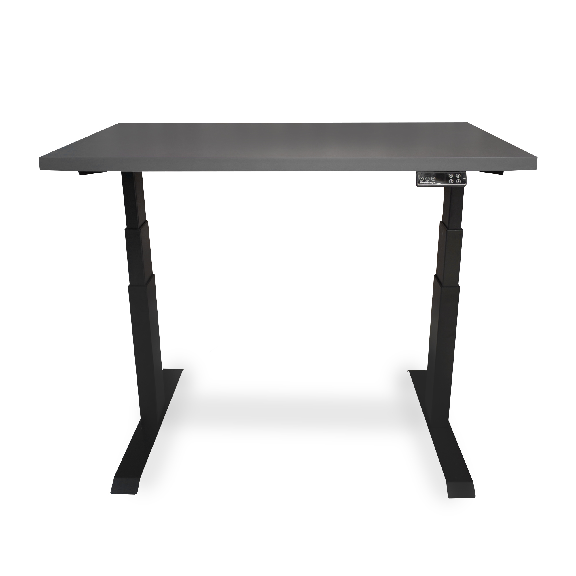 

Компьютерный стол STOLSTOYA TITAN PRO черная/сланец 120х65 регулировка высоты, TitanProB