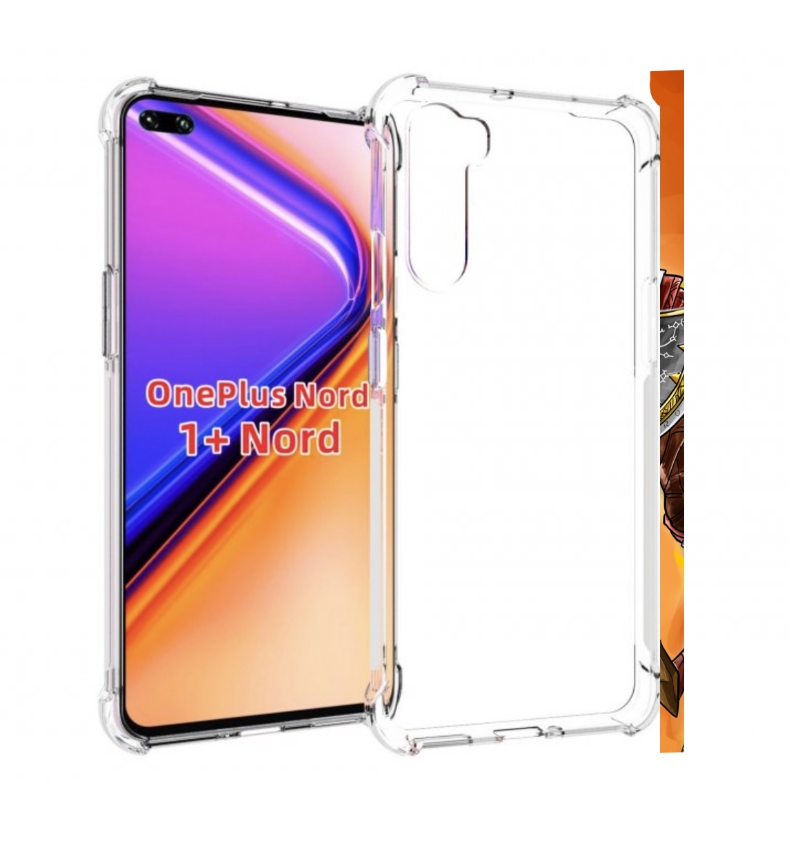 

Чехол MyPads God of War для OnePlus Nord / 1+ Nord (1ая версия), Прозрачный, Tocco