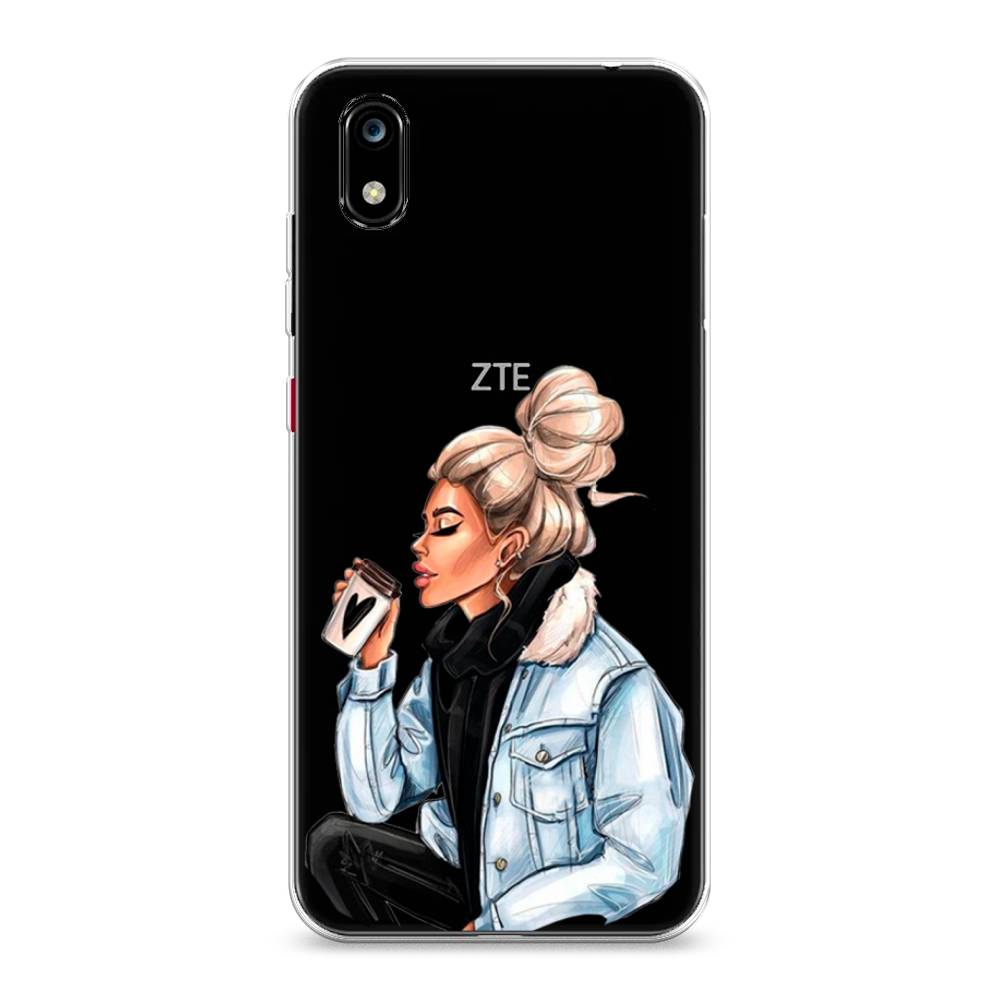 

Чехол Awog на ZTE Blade A7 2019 / ЗТЕ Блэйд A7 2019 "Cute girl", Разноцветный, 133150-7