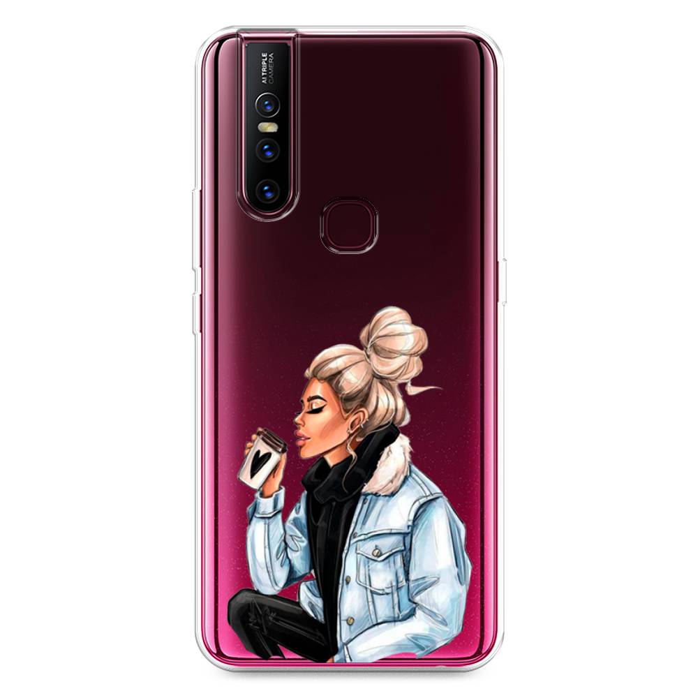 

Чехол Awog на Vivo V15 "Cute girl", Разноцветный, 261050-7