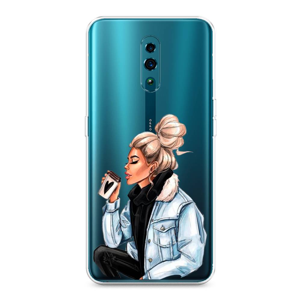 

Чехол Awog на Oppo Reno "Cute girl", Разноцветный, 250750-7