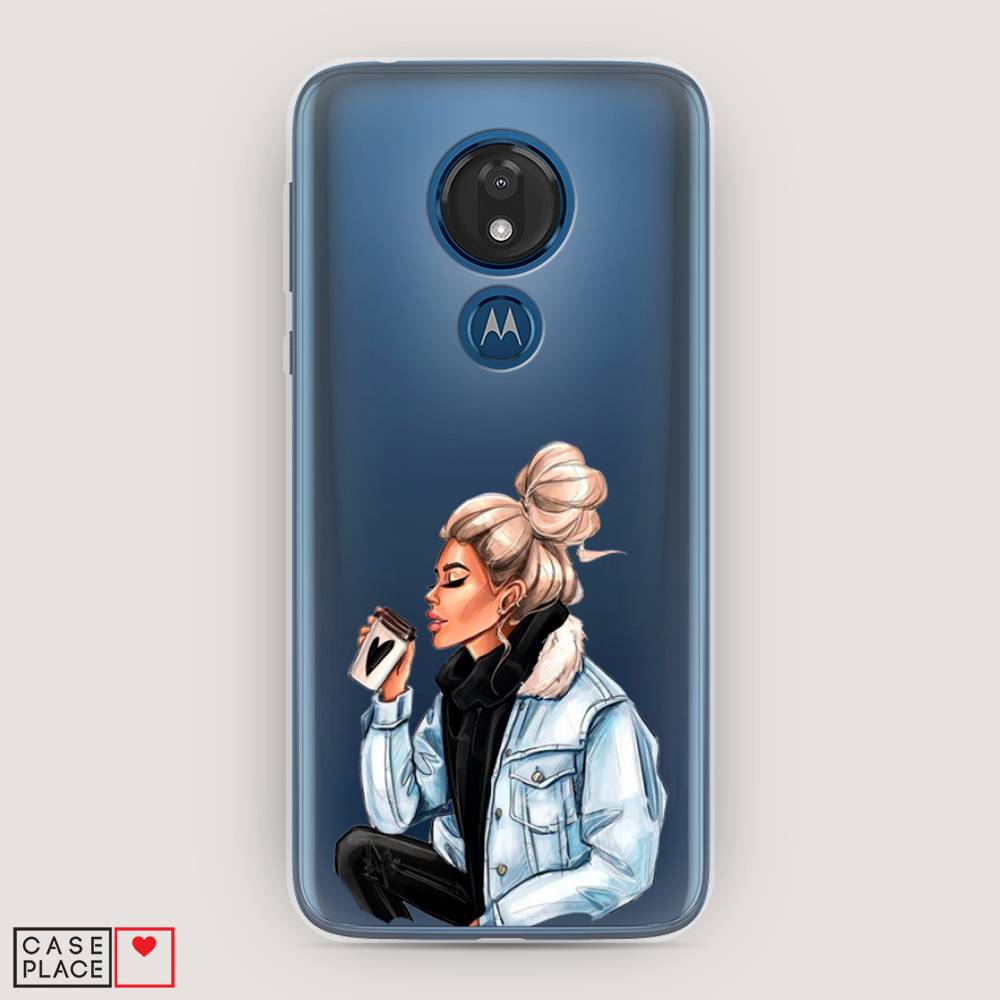 

Чехол Awog на Motorola Moto G7 / Моторола Мото G7 "Cute girl", Разноцветный, 241150-7