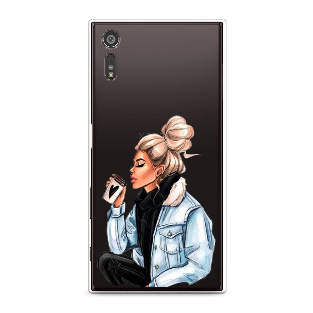 

Чехол Awog на Sony Xperia XZ "Cute girl", Разноцветный, 51450-7