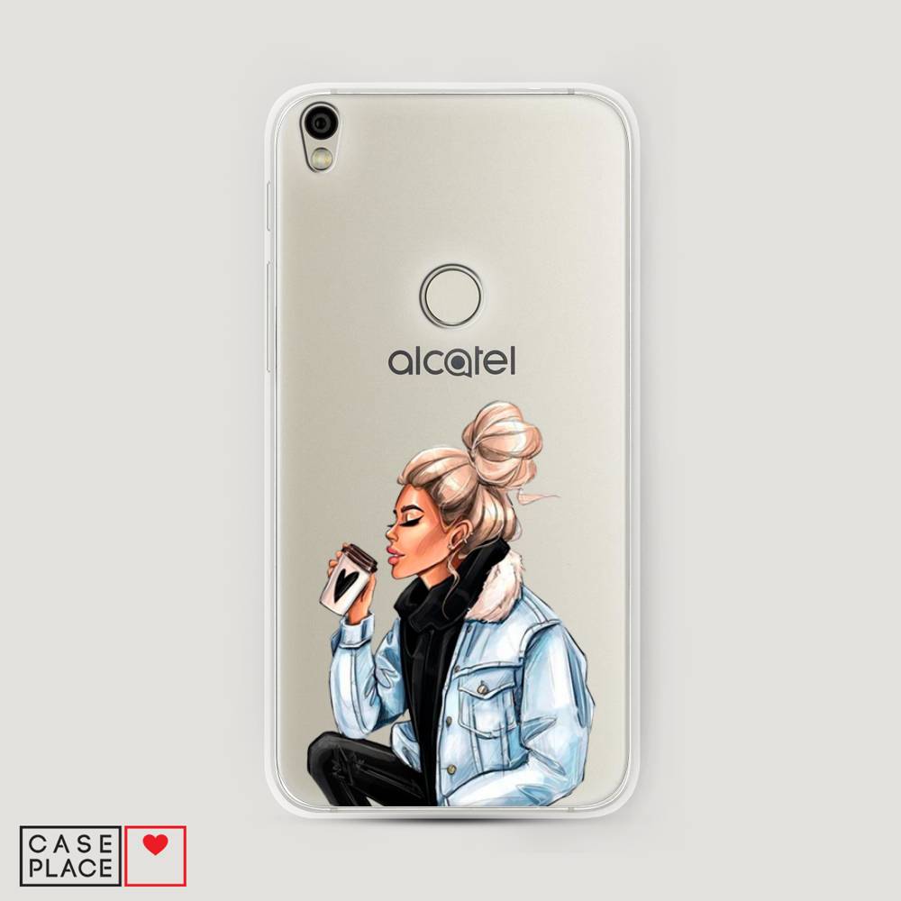 

Чехол Awog на Alcatel Shine Lite / Алкатель Шайн Лайт "Cute girl", 170350-7