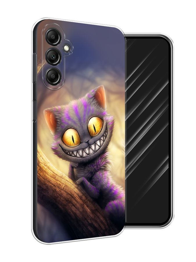 

Чехол Awog на Samsung Galaxy A15 "Cheshire Cat", Фиолетовый;желтый, 2108950-1
