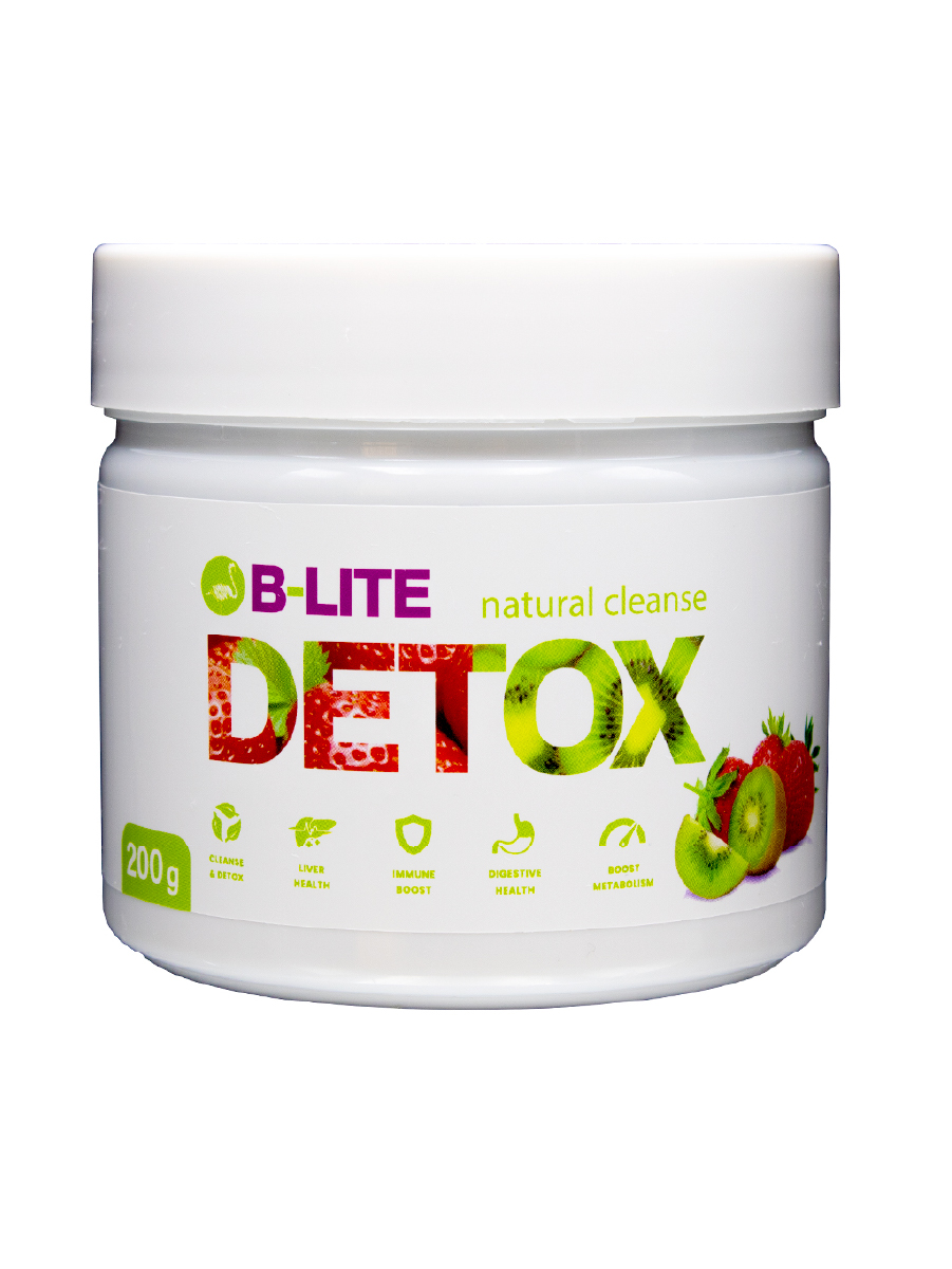 фото Детокс напиток для стройности b-lite detox порошок 200 г клубника-киви