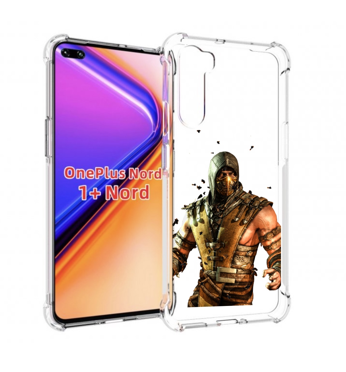 

Чехол MyPads Mortal Kombat scorpion для OnePlus Nord / 1+ Nord (1ая версия), Прозрачный, Tocco