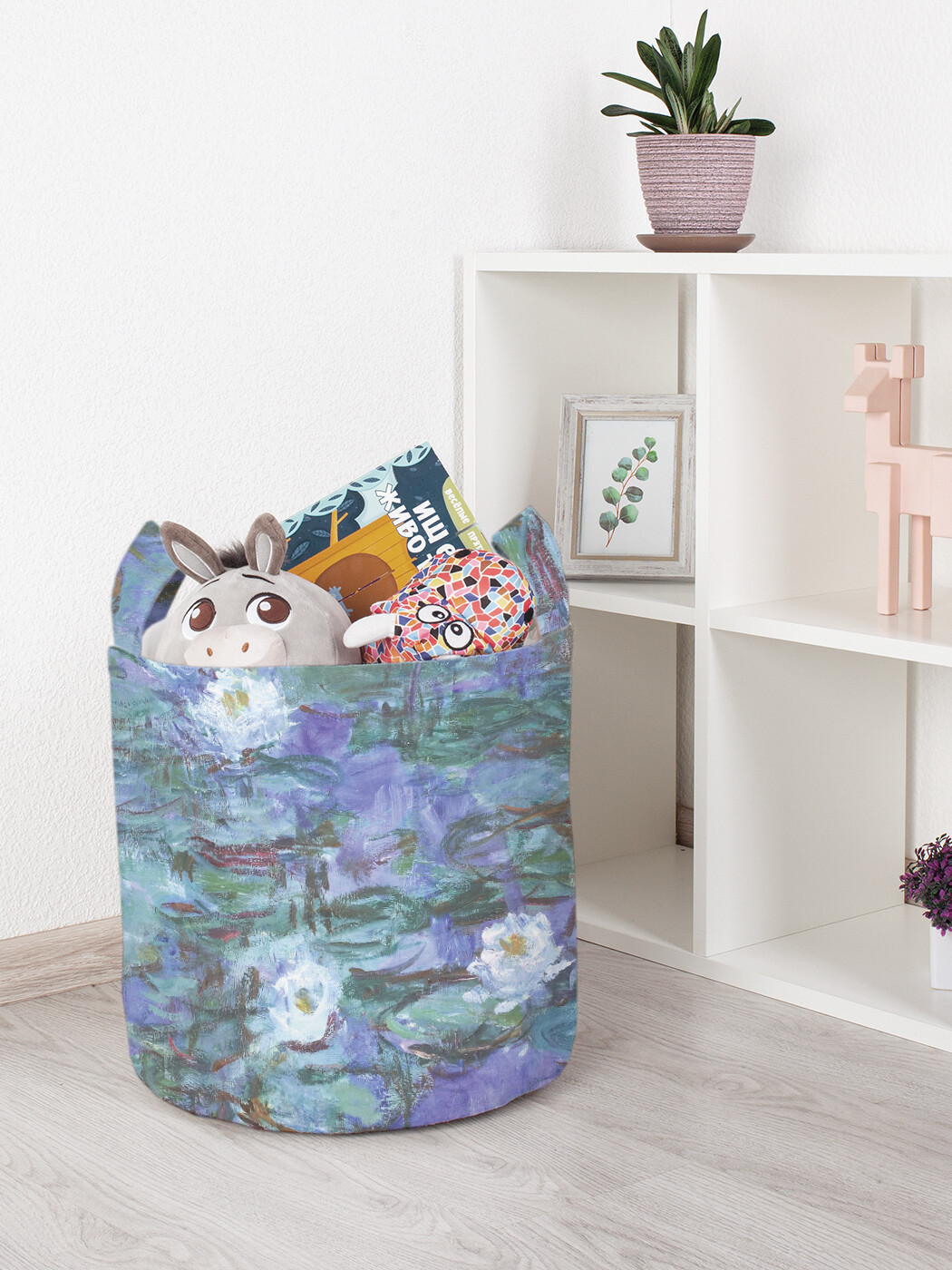 

Корзина для игрушек JoyArty 35x35 см toba_4890_S, Разноцветный