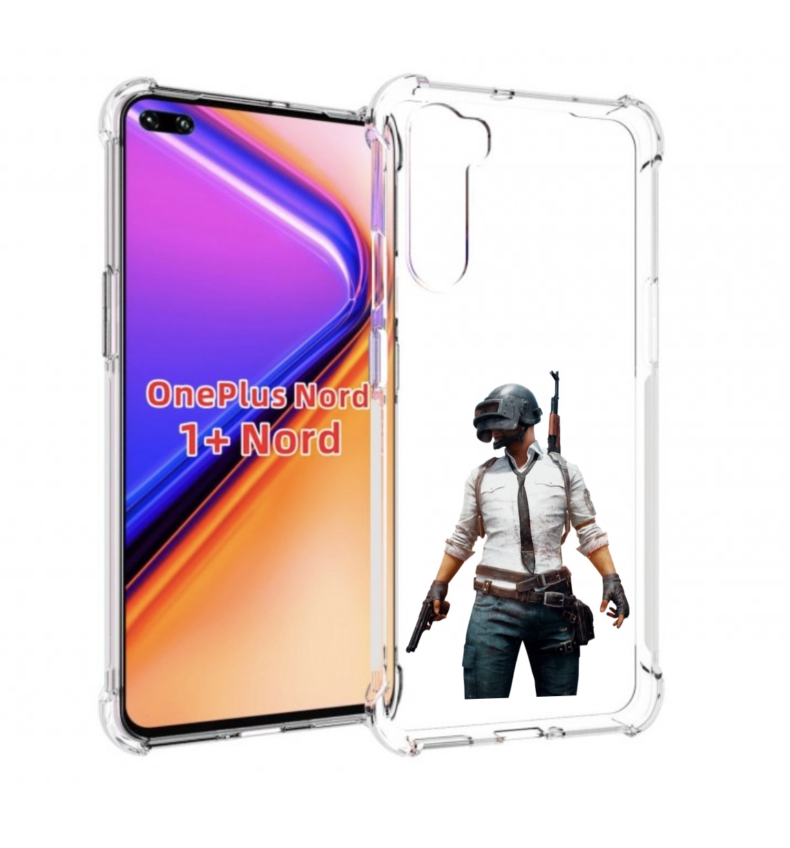 

Чехол MyPads PUBG-2 для OnePlus Nord / 1+ Nord (1ая версия), Прозрачный, Tocco