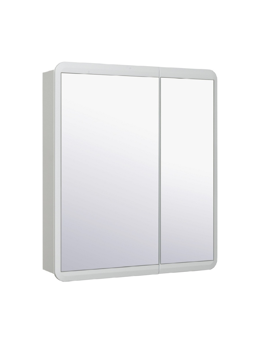 Шкаф зеркальный Runo Эрика 70 белый, без подсветки прихожая эрика белый ясень