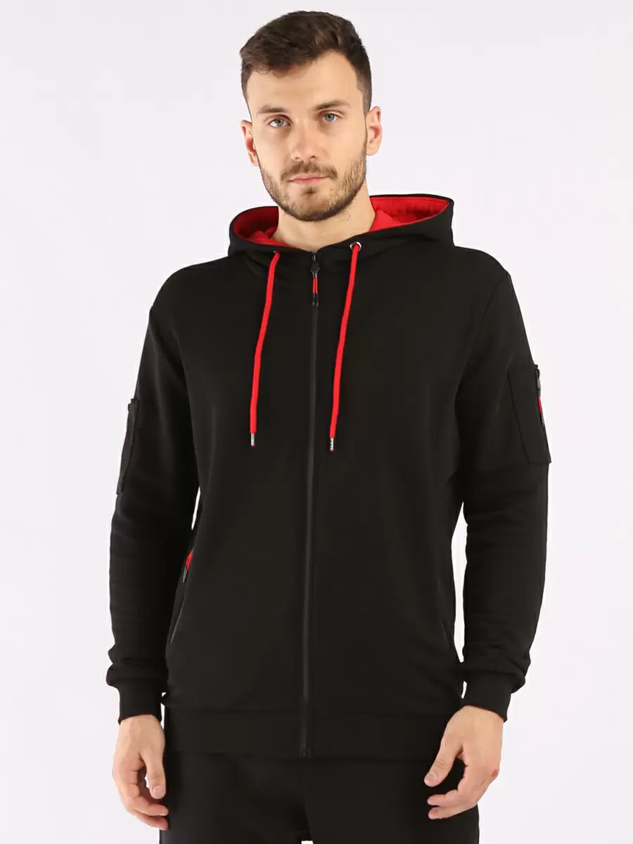 

Толстовка мужская A passion play SQ69985 черная 2XL, SQ69985