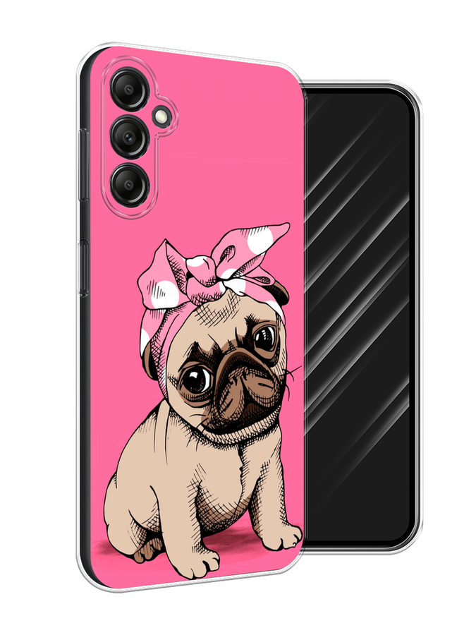 

Чехол Awog на Samsung Galaxy A15 "Dog Pin-Up", Розовый;бежевый, 2108950-1