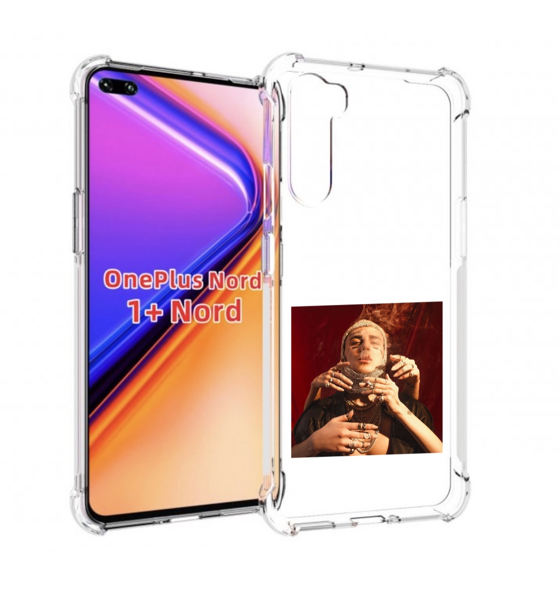 

Чехол MyPads Slime face для OnePlus Nord / 1+ Nord (1ая версия), Прозрачный, Tocco