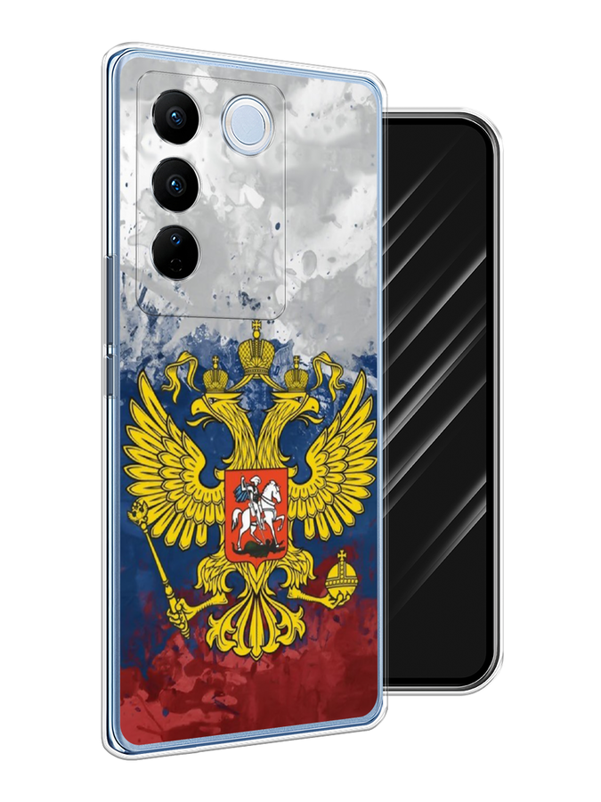 

Чехол Awog на Vivo V27/V27 Pro "РФ", Белый;синий;красный, 268550-5