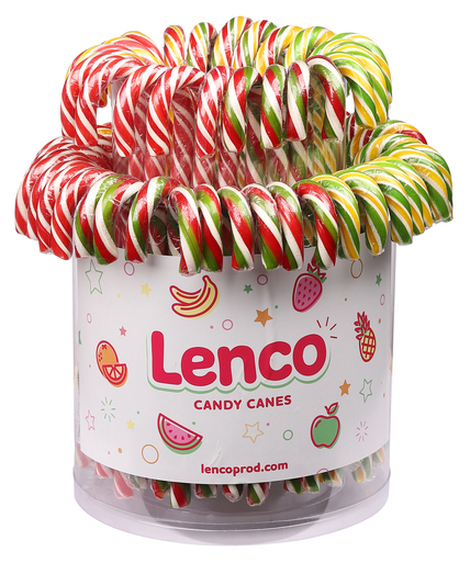 

Карамель Lenco Трость леденцовая 28 г в ассортименте