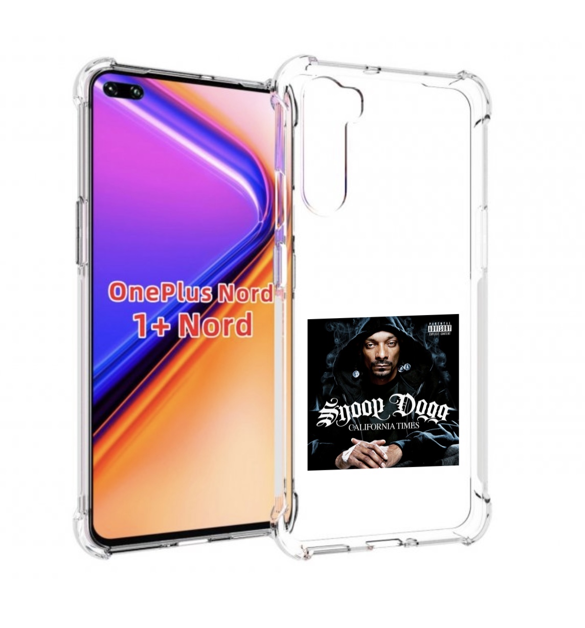

Чехол MyPads Snoop Dogg CALIFORNIA TIMES для OnePlus Nord / 1+ Nord (1ая версия), Прозрачный, Tocco