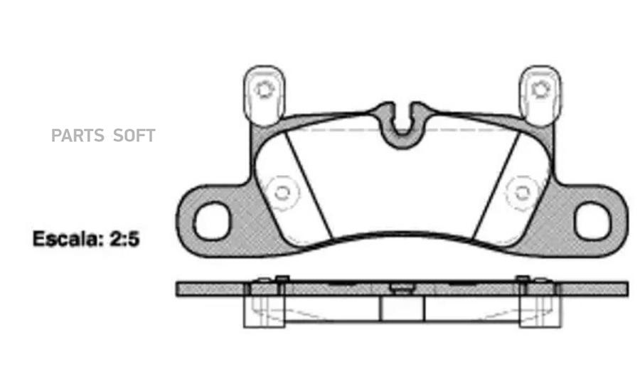 

Тормозные колодки Remsa дисковые для Porsche Cayenne 3.0-4.8 2010- 137920