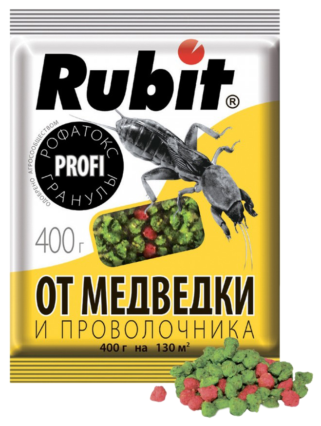 Защитное средство Летто Rubit Профи Рофатокс от медведки,гранулы 400г, А-5121