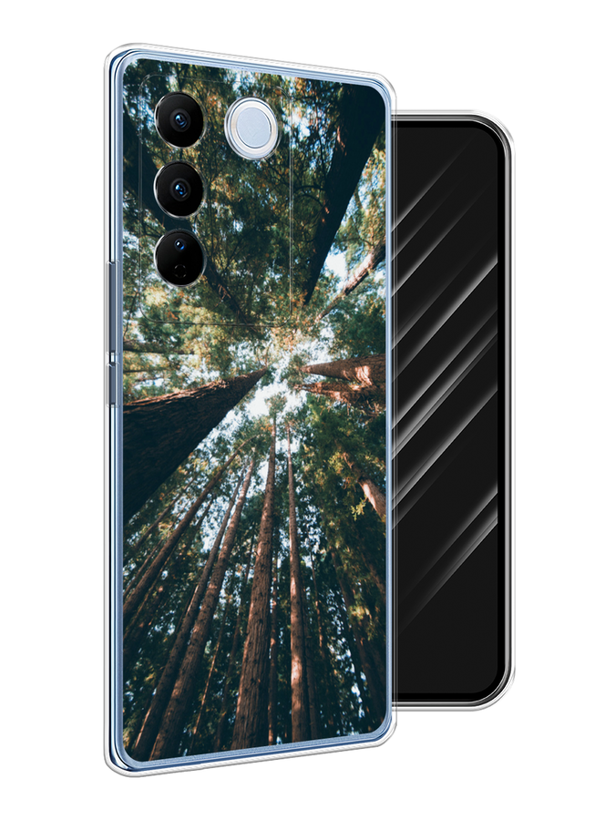 

Чехол Awog на Vivo V27/V27 Pro "Лес 18", Зеленый;коричневый, 268550-4