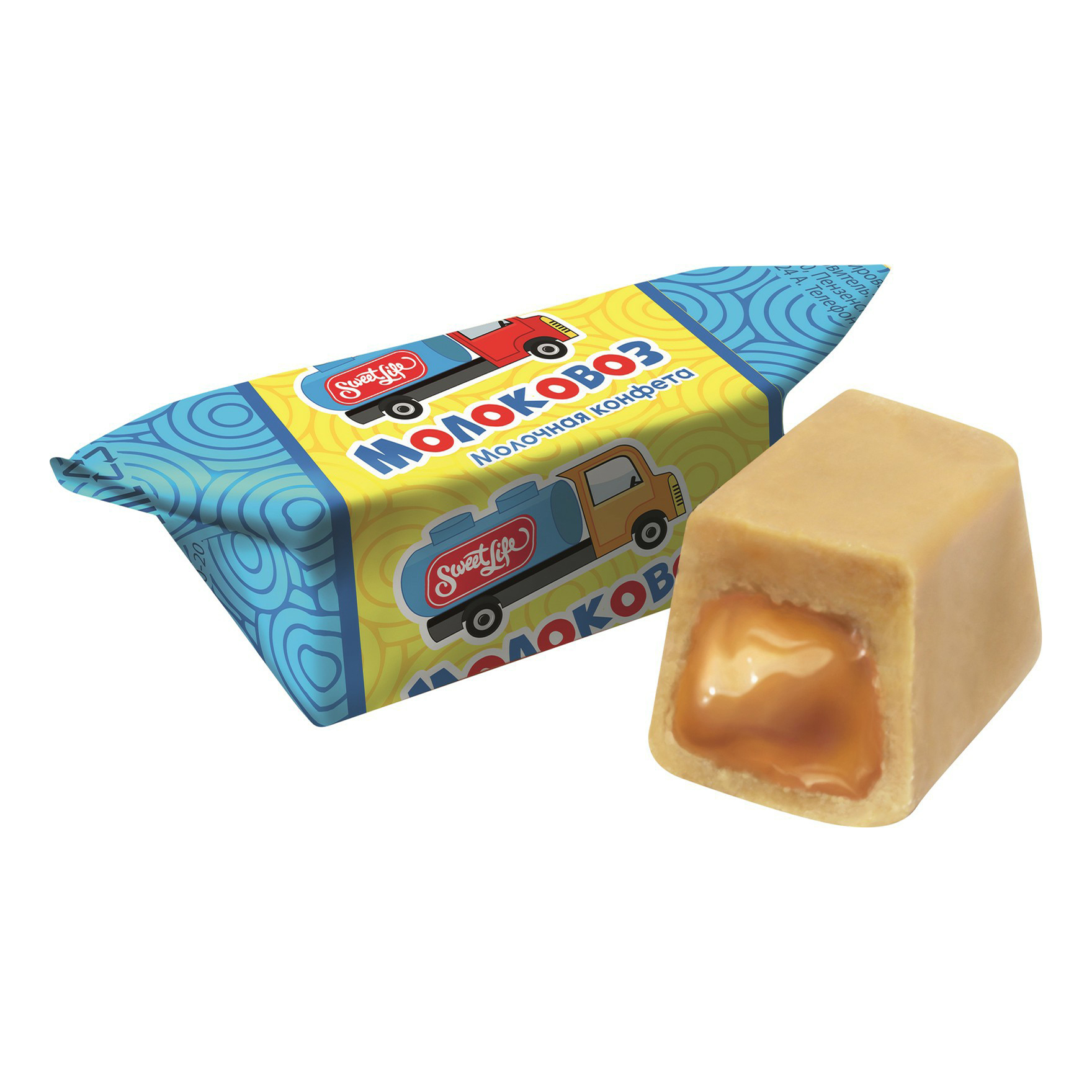 

Конфеты Sweet Life Молоковоз неглазированные