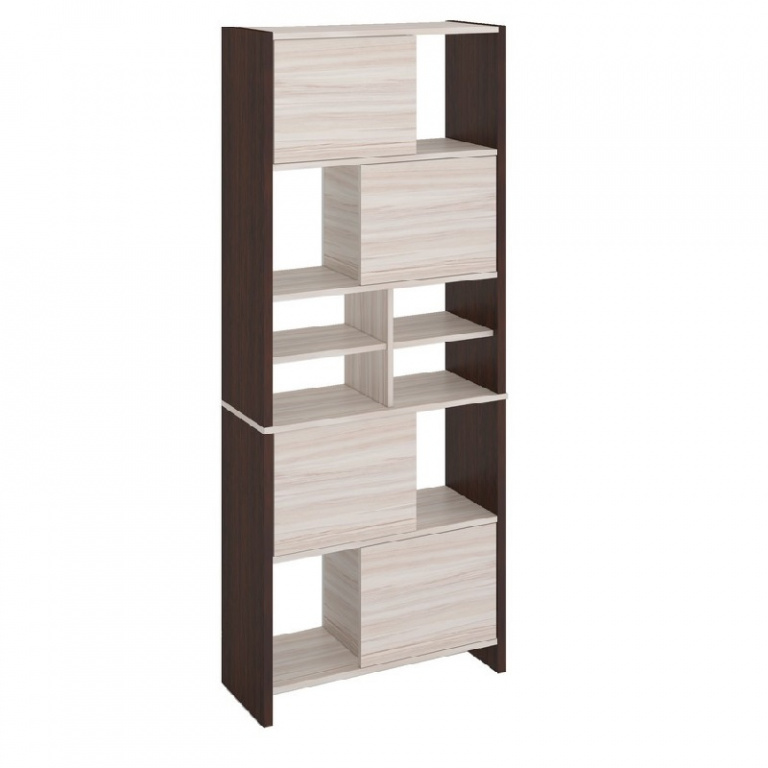 

Стеллаж Мэрдэс СТЛ-ЗВХ ВК Wenge/caramel, 178,5x70x32 см, 4 полки, Бежевый