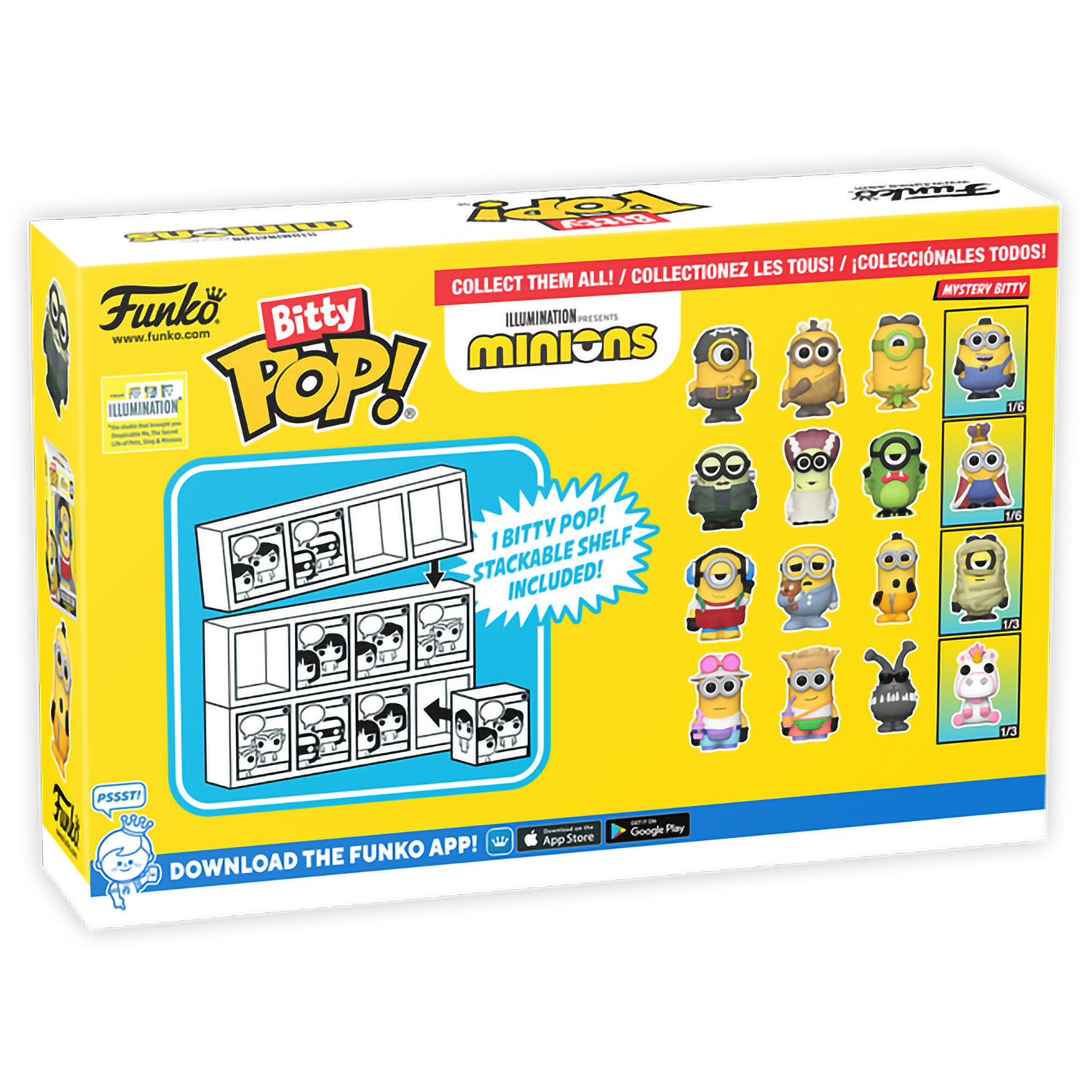 

Набор фигурок Funko Bitty POP! Minions Tourist Jerry+Tourist Dave+Kyle+Mystery (1 of 4)