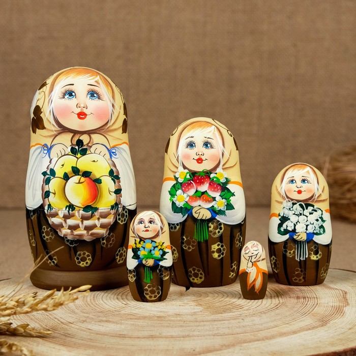 

Sima-land "Мордашка", яблочки, 5 кукольная, люкс