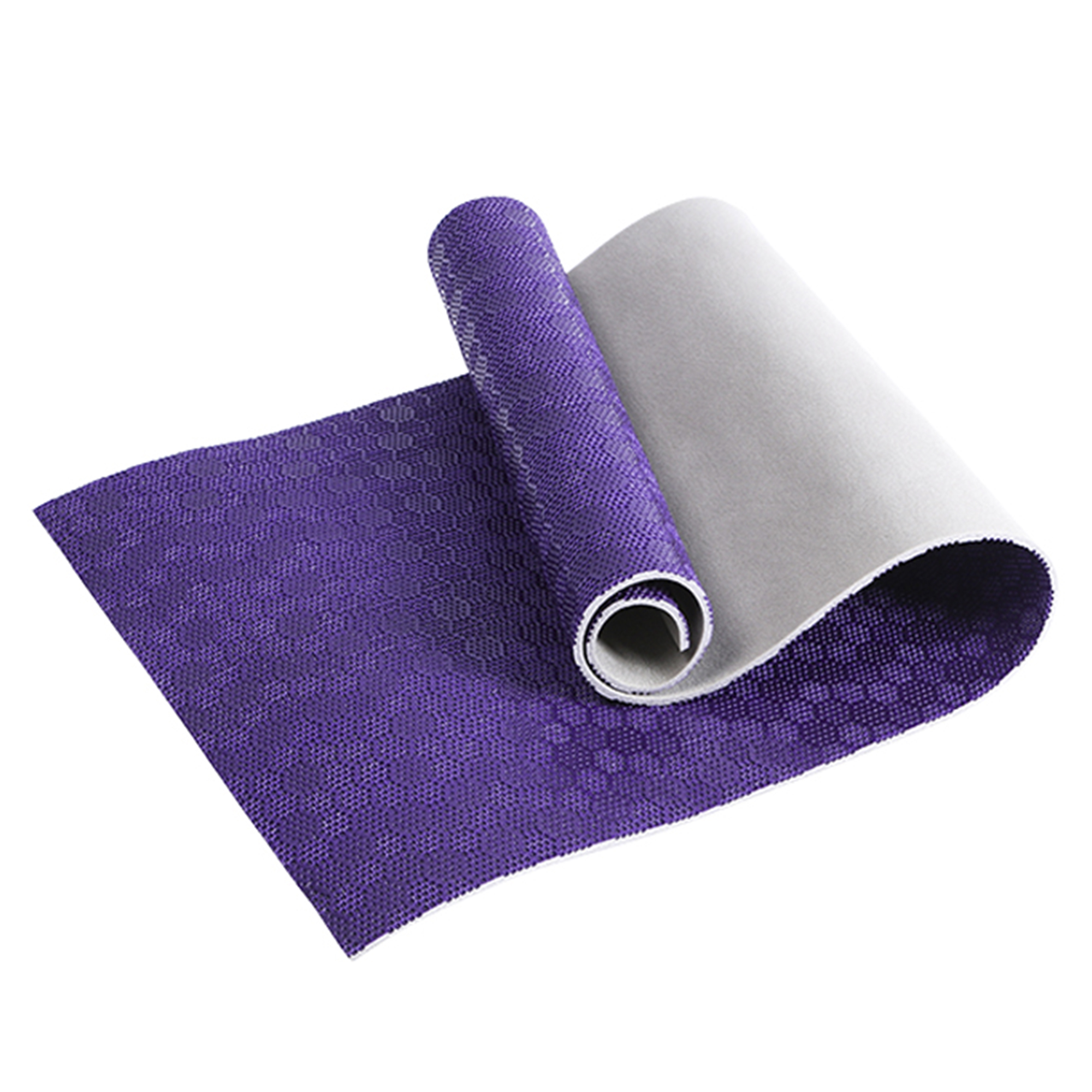 Коврик для йоги и фитнеса LiveUp LS3584 фиолетовый