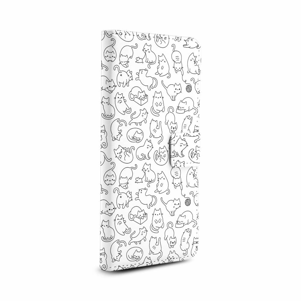 

Чехол Awog на Oppo A57 4G/A77 4G/A77s 4G/A57s "Шкодливые котики", Черный;белый;серый, 2510385-1