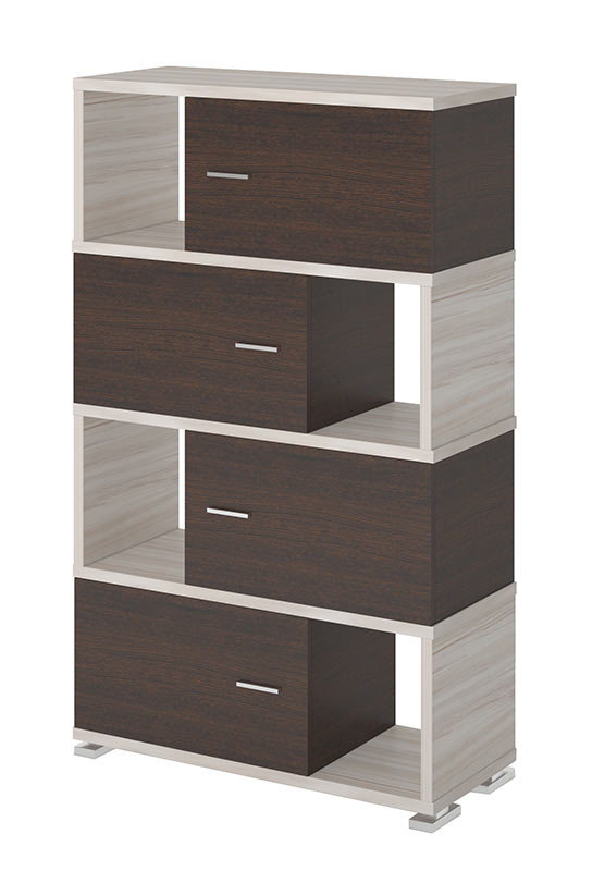 

Стеллаж Мэрдэс СБ-30/4 КВ Caramel/wenge, Венге