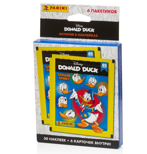 фото Наклейки panini donald duck 6 пакетиков