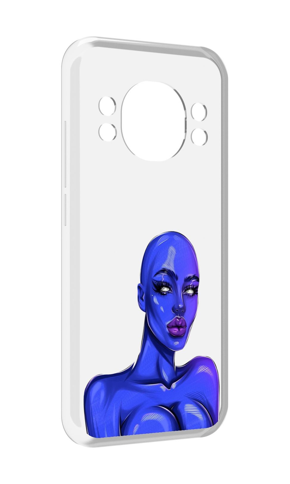 

Чехол MyPads инопланетянка для Doogee S98 / S98 Pro, Прозрачный, Tocco