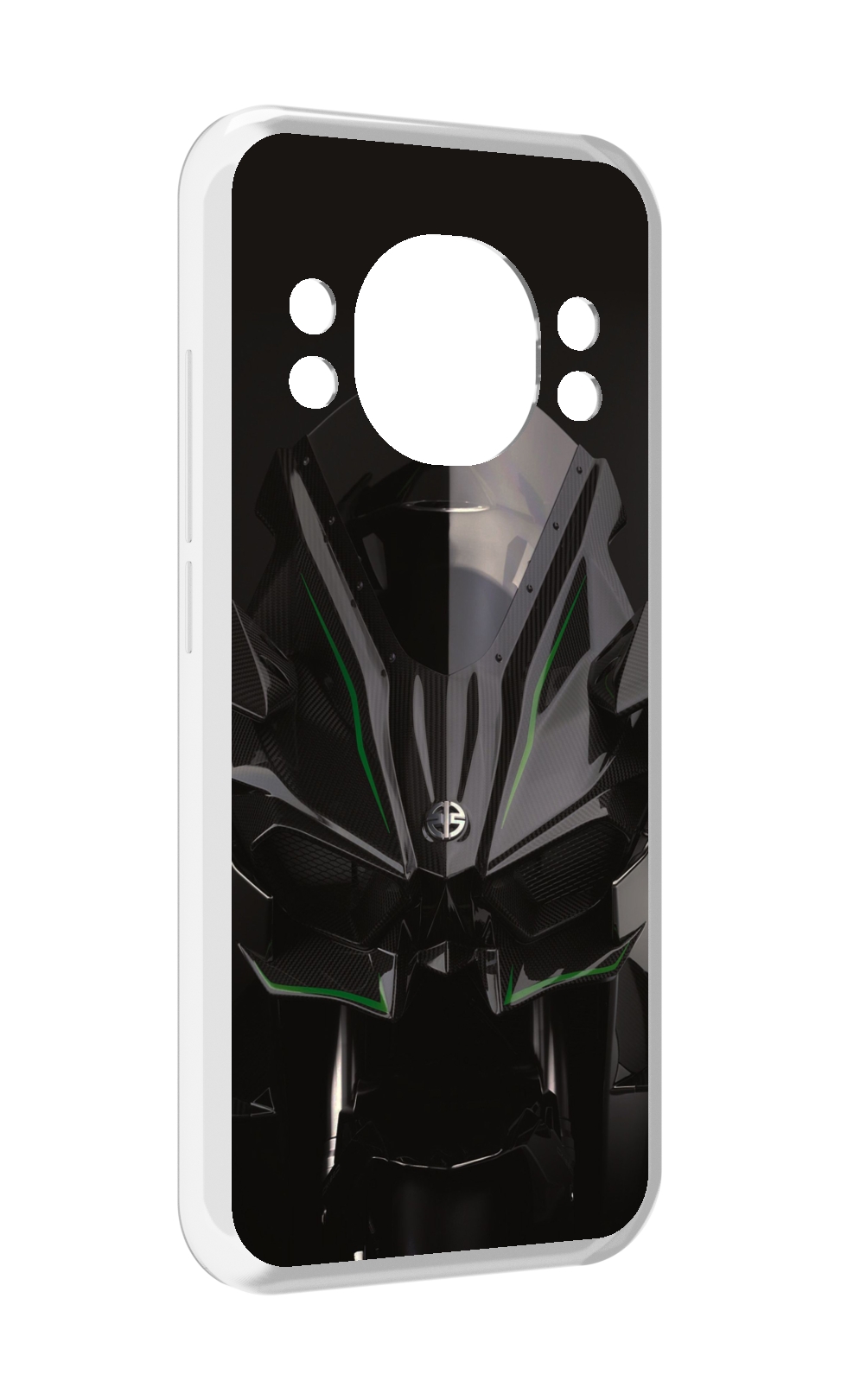 

Чехол MyPads кавасаки мото для Doogee S98 / S98 Pro, Прозрачный, Tocco