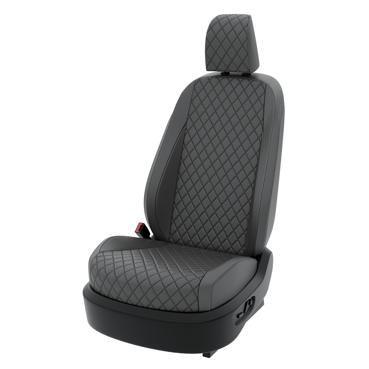 

Чехлы на сиденья Центр Авточехлов для Ford Focus 2 CNTRA1117F-С2-622 Экокожа ромб, Серый, CNTRA1117