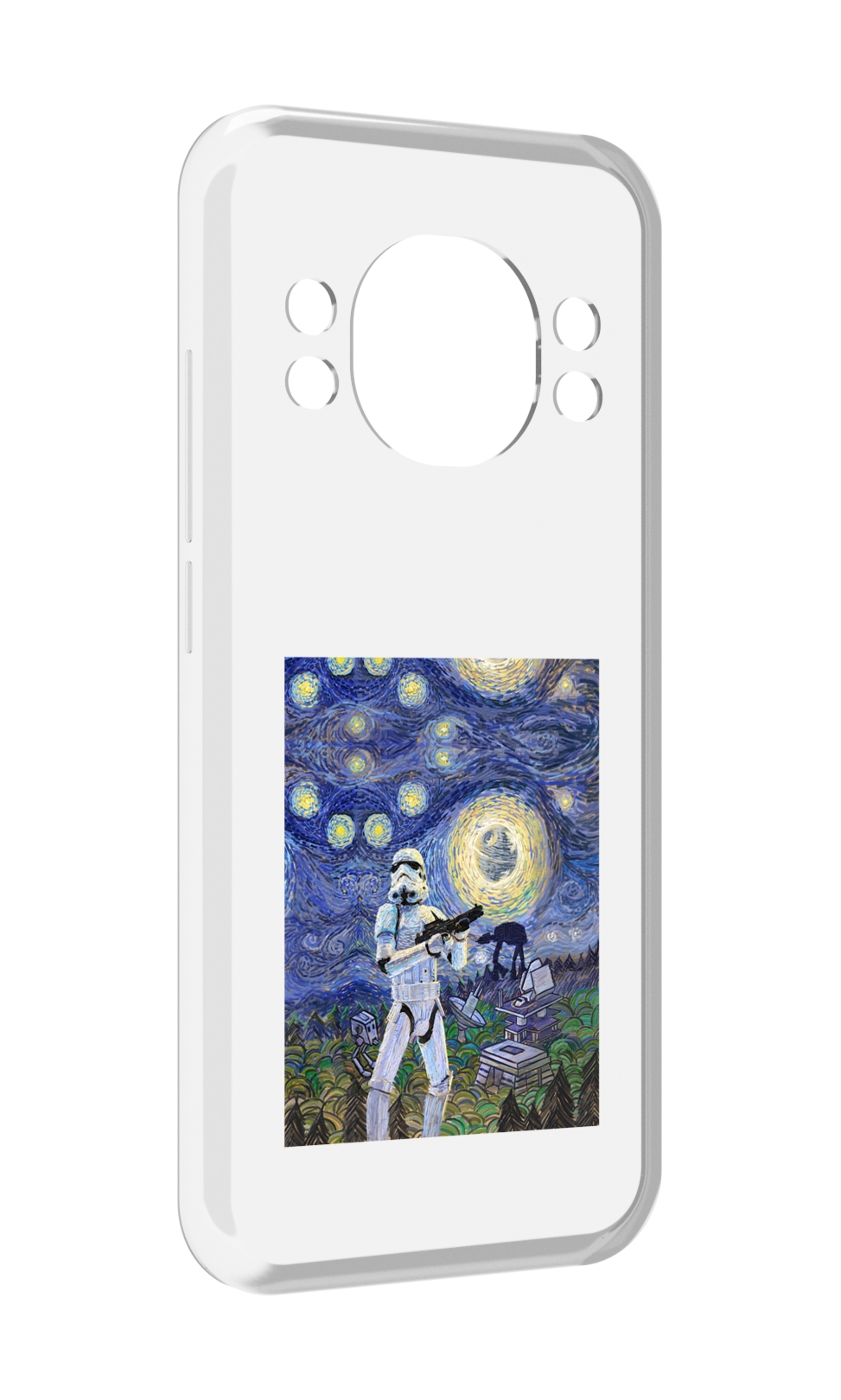 

Чехол MyPads star wars звездная ночь для Doogee S98 / S98 Pro, Прозрачный, Tocco