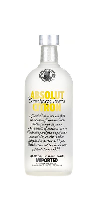 

Водка Absolut citron
