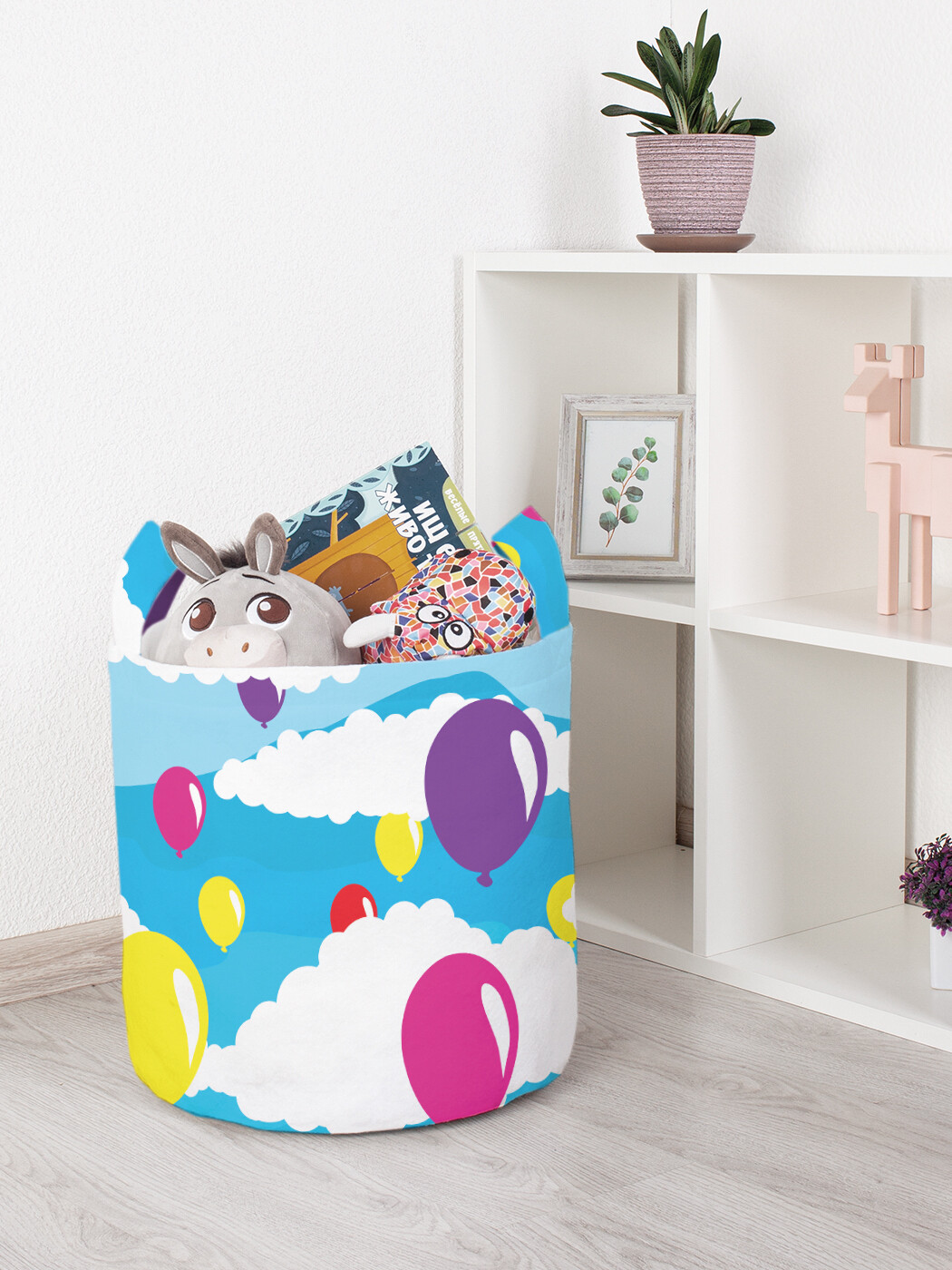 

Корзина для игрушек JoyArty 35x35 см toba_31044_S, Разноцветный