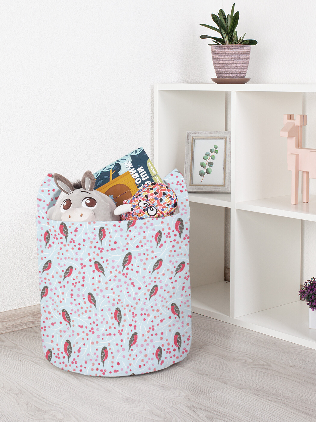 

Корзина для игрушек JoyArty 35x35 см toba_290636_S, Разноцветный
