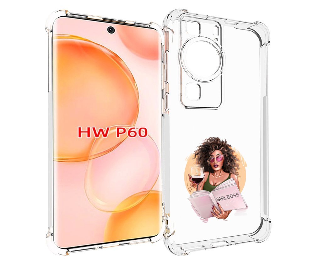 

Чехол MyPads Girlboss with wine girlboss art love books an wine _ Etsy женский для Huaw..., Tocco
