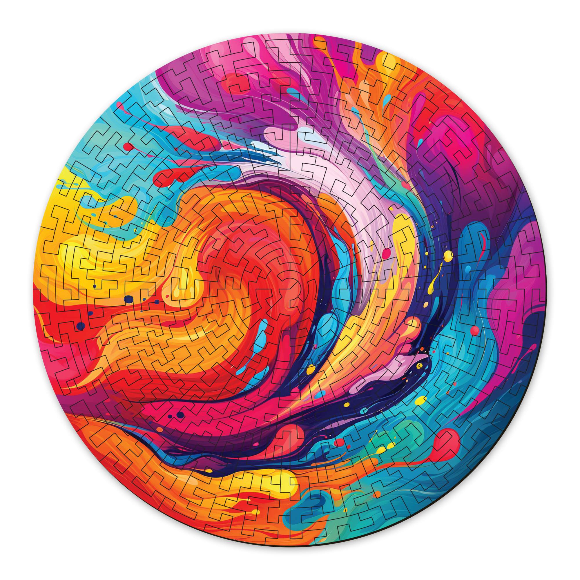 

Пазлы Active puzzles Цветной всплеск, Цветной всплеск