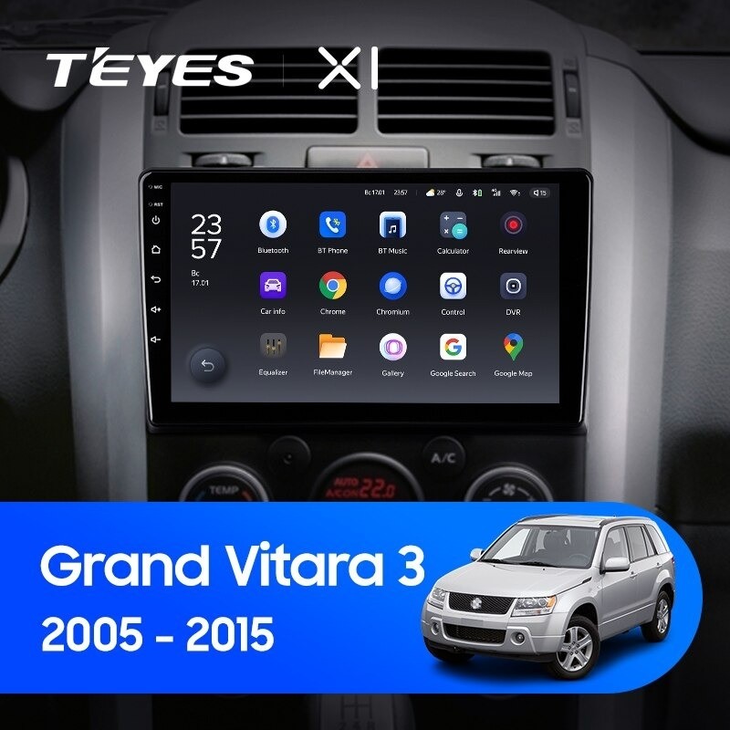 Штатная магнитола Teyes X1 4G 232 Suzuki Grand Vitara 3 2005-2015 2590000₽