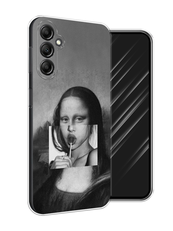 

Чехол Awog на Samsung Galaxy A15 "Mona Lisa sucking lollipop", Серый, 2108950-1