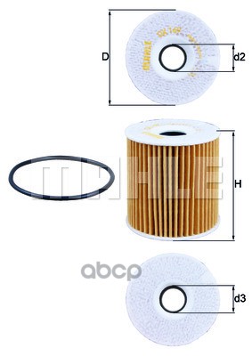 

MAHLE Фильтр масляный [картридж] VOLVO S40/S60/S70/S80/XC90 1,6-3,0